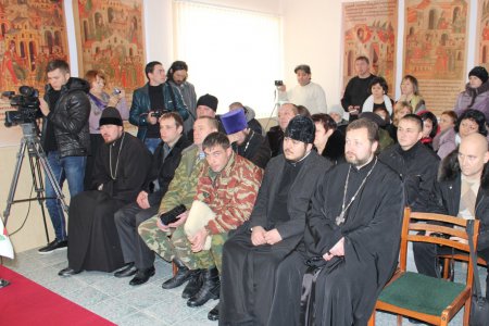 Пресс-конференция епископа Гедеона в Прасковее