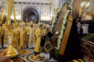 Епископ Гедеон принял участие в праздновании шестой годовщины интронизации Святейшего Патриарха Кирилла