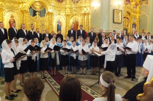 Архиерейский хор Георгиевской епархии принял участие в Пасхальном хоровом соборе