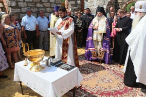 В епархии заложен ещё один храм в честь святого Георгия Победоносца