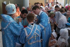 Архиерейская литургия и молебен перед началом учебного года