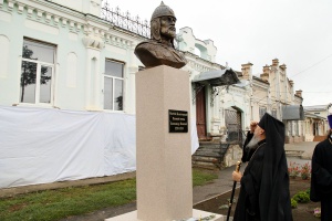 Епископ Гедеон освятил памятник святому князю Александру Невскому