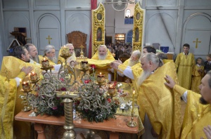 Престольный праздник в Александро-Невском храме города Благодарного