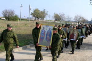 В Будённовске состоялся Крестный ход военнослужащих