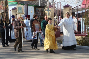 Епископ Гедеон возглавил престольные торжества в Михайловском храме села Архангельского