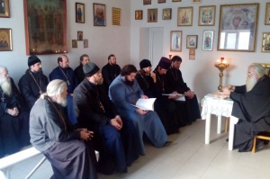 Собрание духовенства Благодарненского округа совместили с престольным праздником храма на хуторе Жуковском