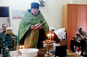 Молебен в память о святой блаженной Ксении Петербургской в Доме милосердия г. Зеленокумска