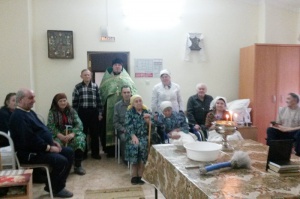 Молебен в память о святой блаженной Ксении Петербургской в Доме милосердия г. Зеленокумска