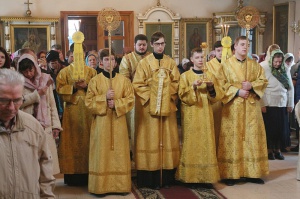 Архиерейская литургия в Неделю сыропустную