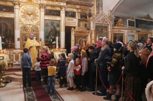 Архиерейская литургия в Неделю сыропустную