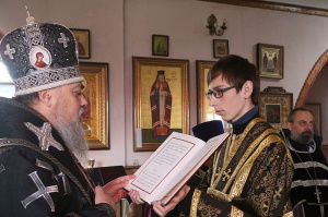 Епископ Гедеон совершил первую в этом году Литургию Преждеосвященных Даров
