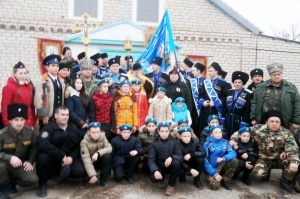 В с. Солдато-Александровском освящено новое знамя местного казачьего общества