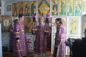 Епископ Гедеон посетил село Новая Жизнь