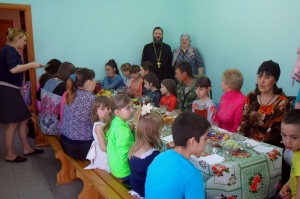 В трапезной Сергиевского храма города Нефтекумска прошёл благотворительный обед