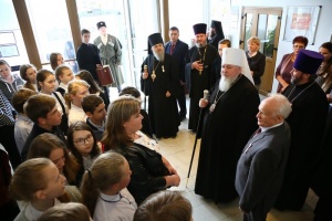 Епископ Гедеон побывал на презентации медали «Ставропольский крест»