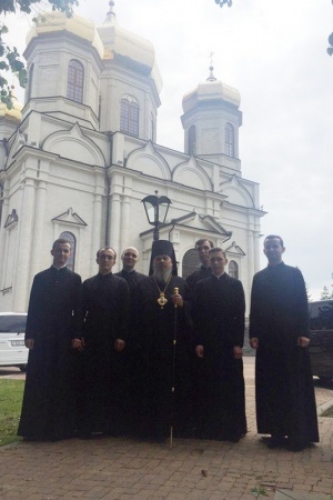 Епископ Гедеон встретился со студентами СтДС из Георгиевской епархии