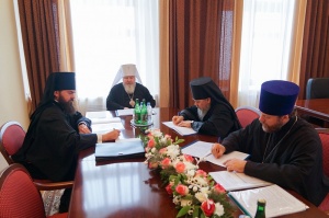 Епископ Гедеон принял участие в заседании Архиерейского совета Ставропольской митрополии