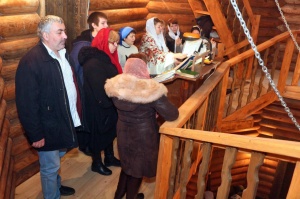Епископ Гедеон совершил первую Литургию в новом храме посёлка Шаумянского