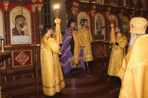 Епископ Гедеон совершил Новогодний молебен
