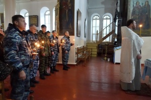 В селе Покойном молитвенно помянули сотрудников Ставропольского ОМОН, погибших в схватке с террористами