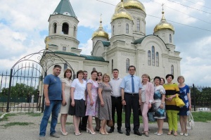 Участники зонального семинара-совещания посетили Александро-Невский храм села Александровского