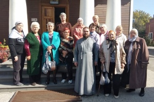 Встреча с пожилыми людьми была посвящена празднику Покрова Пресвятой Богородицы