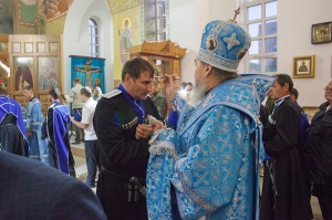 Епископ Гедеон возглавил всенощное бдение в Сергиевском храме города Нефтекумска