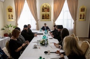Представитель Епархии принял участие во встрече с председателем Синодального отдела по взаимоотношениям Церкви с обществом и СМИ