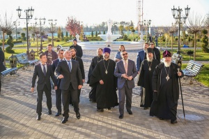 Епископ Гедеон посетил собор святого князя Владимира в городе Ставрополе