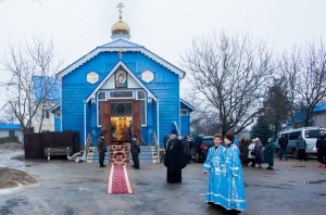 Епископ Гедеон возглавил всенощное бдение в Казанском храме города Будённовска