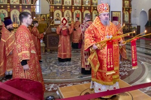 В Георгиевском соборе почтили святую великомученицу Варвару