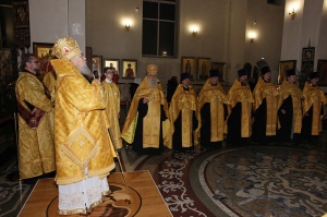 В Георгиевском соборе состоялся Новогодний молебен