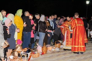 Пасхальные богослужения прошли в главном храме Георгиевской епархии