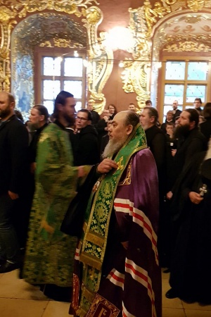 Епископ Гедеон принял участие в праздничных богослужениях в Троице-Сергиевой Лавре