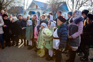 Епископ Гедеон совершил великое освящение Казанского храма села Спасского