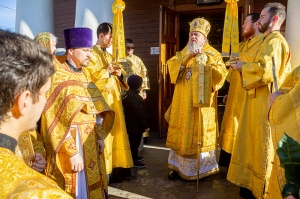 Епископ Гедеон возглавил престольное торжество Никольского собора города Георгиевска