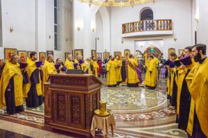Епископ Гедеон совершил молебен по случаю гражданского Нового года