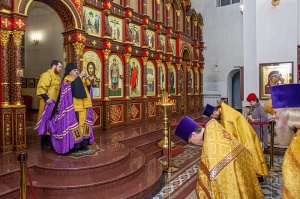 Епископ Гедеон совершил молебен по случаю гражданского Нового года