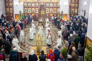 В Георгиевском соборе отпраздновали Рождество Христово