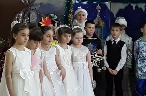 Рождественский самодеятельный спектакль с большим успехом прошёл в Свято-Сергиевской православной школе