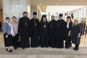Делегация Георгиевской епархии побывала на торжественном открытии XXVIII Рождественских чтений