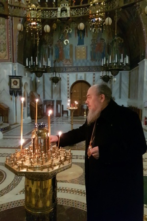 Епископ Гедеон совершил паломничество в Покровский храм в Ясенево