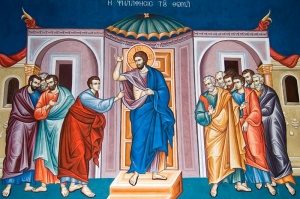 В праздник Антипасхи епископ Гедеон совершил Литургию в Георгиевском соборе