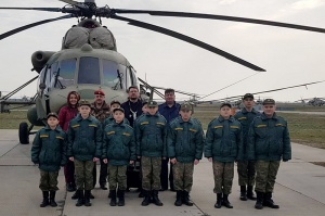 Кадеты совершили экскурсию на авиабазу «Чкаловский»