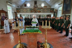 Военнослужащие приняли участие в церковных памятных мероприятиях
