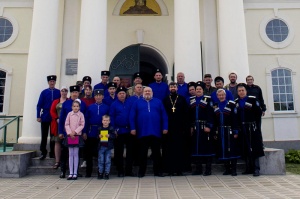 Новоселицкие казаки почтили день Терского казачьего войска молитвой в храме