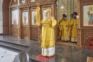 Епископ Гедеон возглавил престольное торжество Александро-Невского храма села Александровского