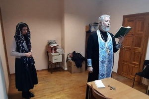 В молитвенной комнате Георгиевской районной больницы состоялся первый молебен