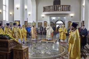 В Георгиевском соборе состоялось соборное архиерейское богослужение