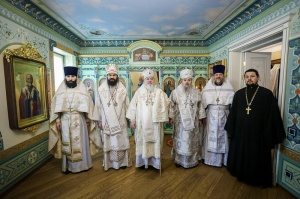 В праздник Обрезания Господня епископ Гедеон сослужил главе Ставропольской митрополии